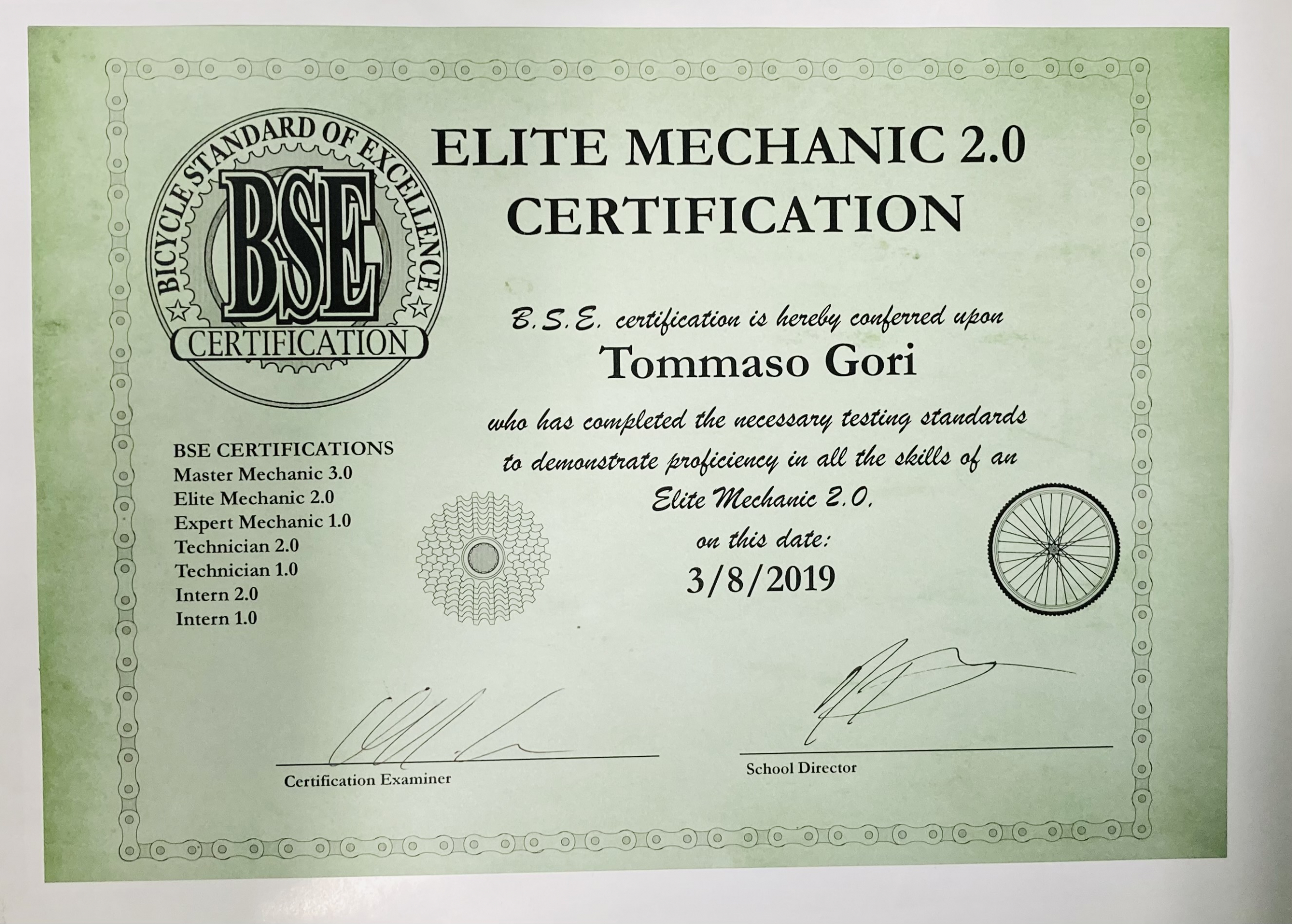elite certification